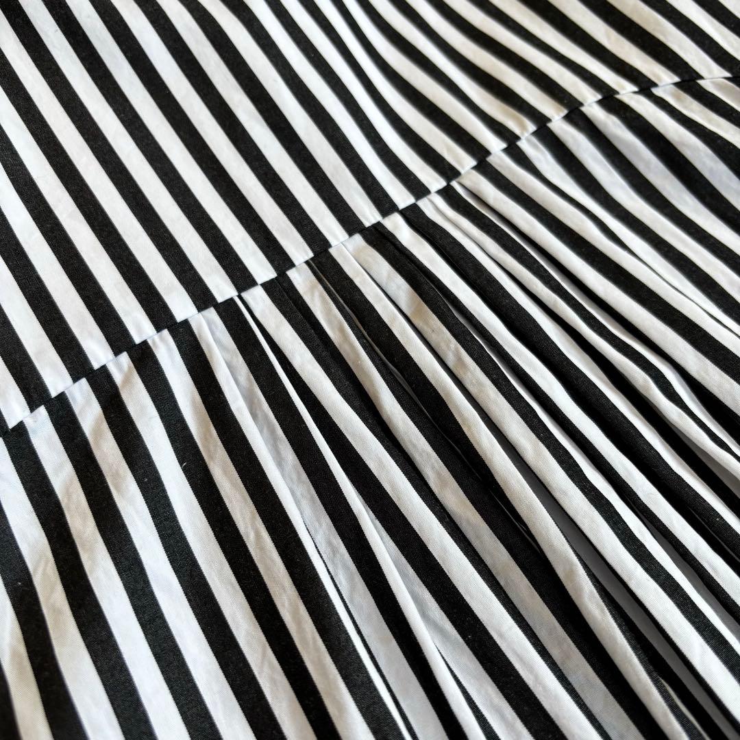 ADORE アドーア シャツワンピース ストライプ ボリューム袖 サイズ38