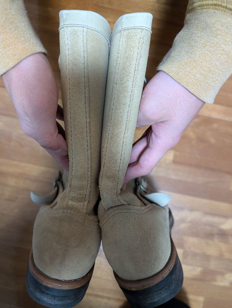 Chippewaチペア エンジニアブーツ　スエード　２５．５センチ