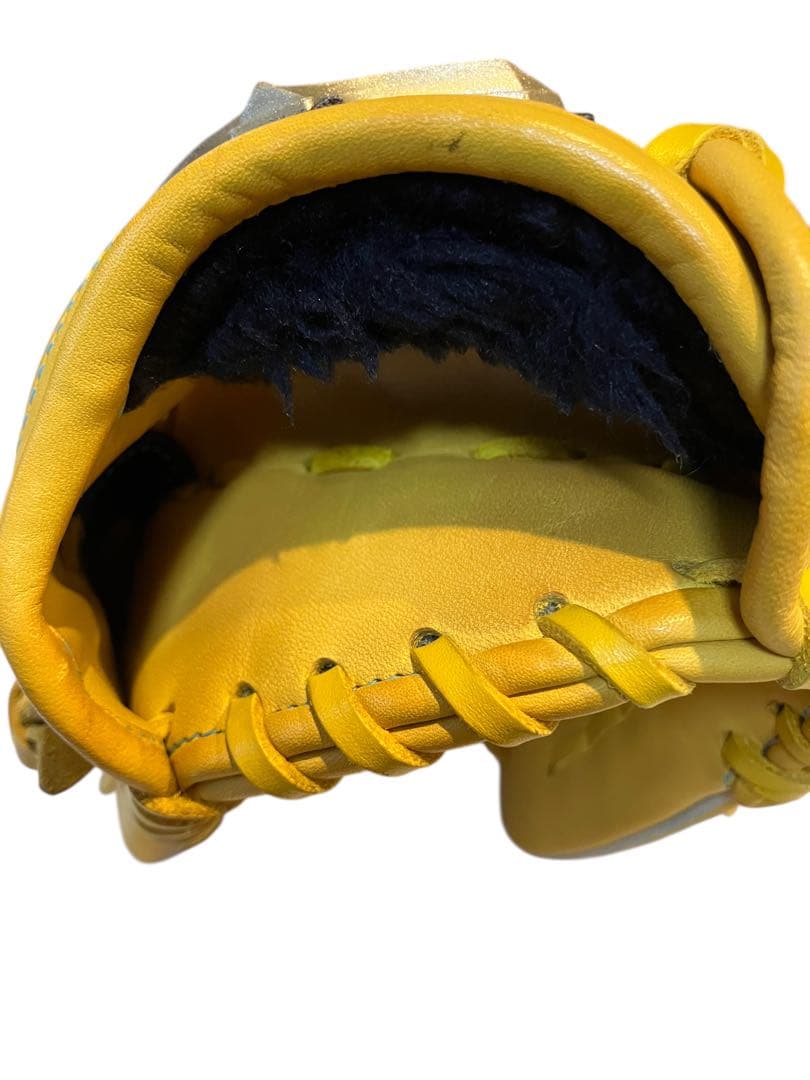 ミズノ　Global Elite RG 軟式用 イエローグローブ左投げ用