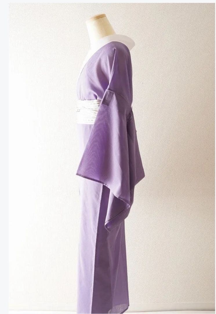 洗える長襦袢　すっぴんさらり　いちりん　すみれ　Lサイズ