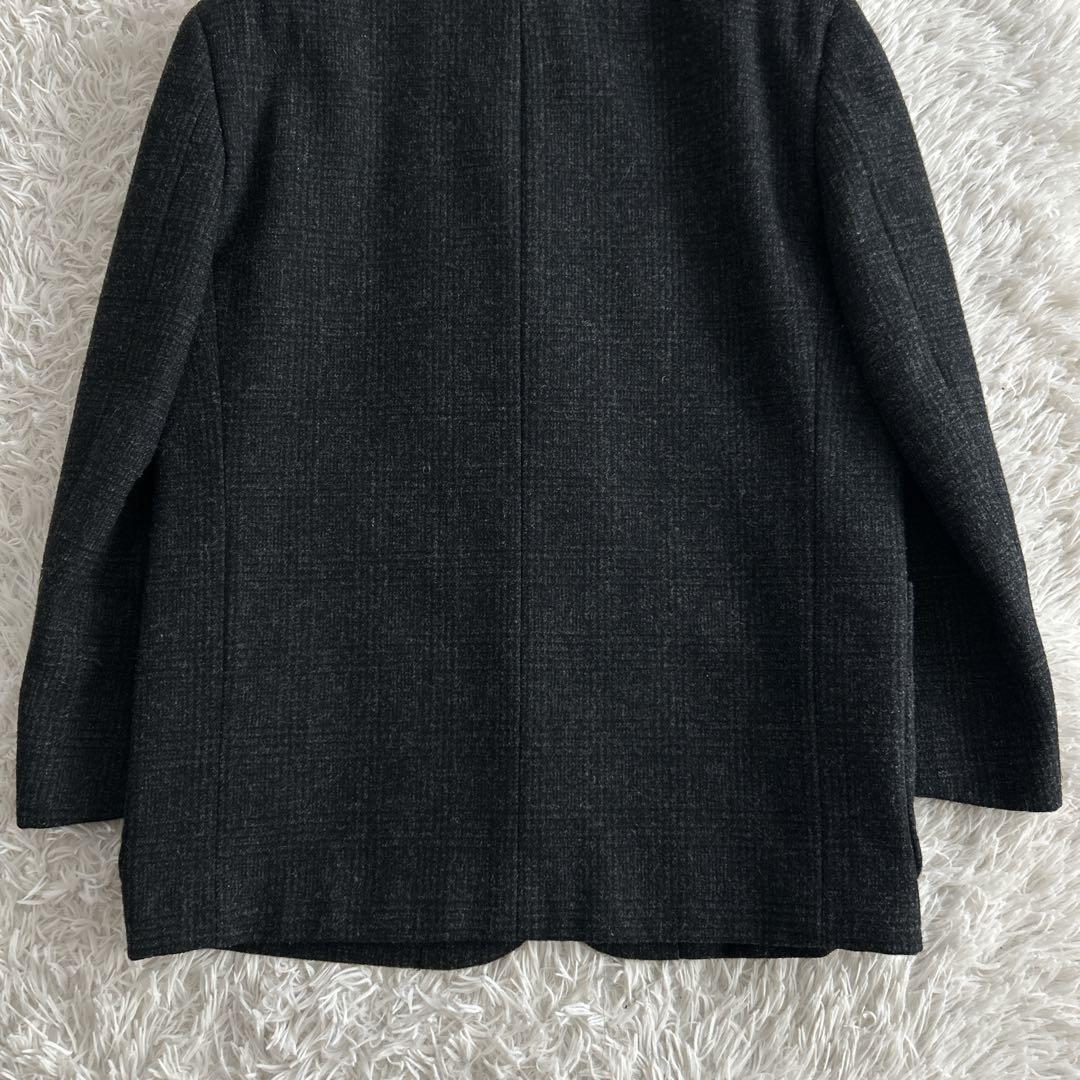 未使用級✨ コムデギャルソンオム 田中オム テーラードジャケット チェック 黒