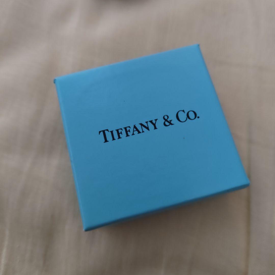 【未使用】ティファニー　グローブ　地球　バーベル・カフス　カフリンクス