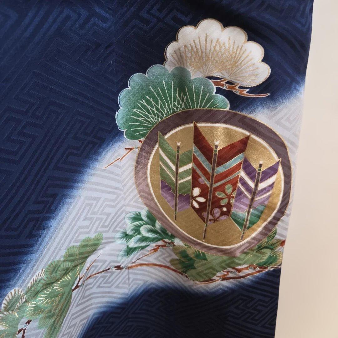 ゆきお　　No31　正絹　男の子お祝い着物　長襦袢付き　産着