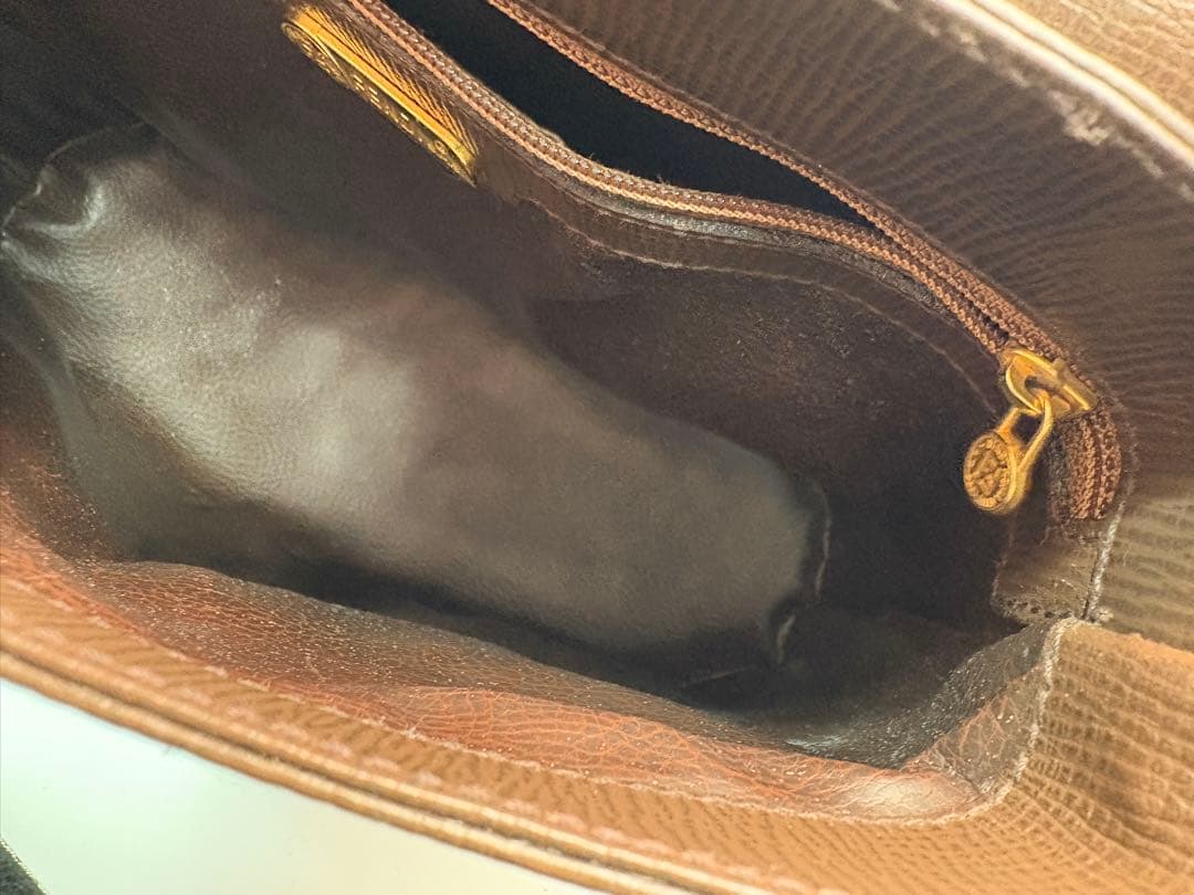 良品 フェンディ FENDI ショルダーバッグ ブラウン ヴィンテージ