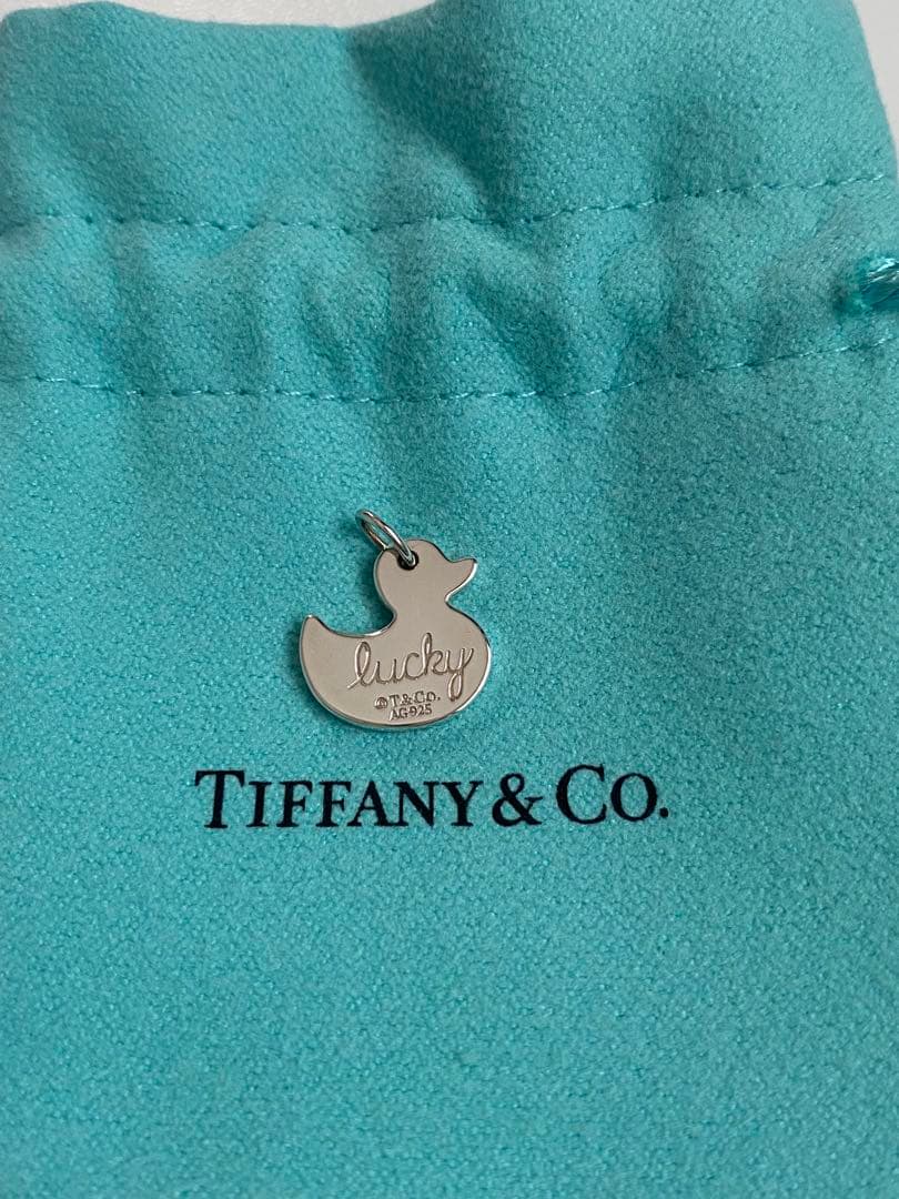 ノンタンTiffany luckyduckチャーム　ラッキーダック