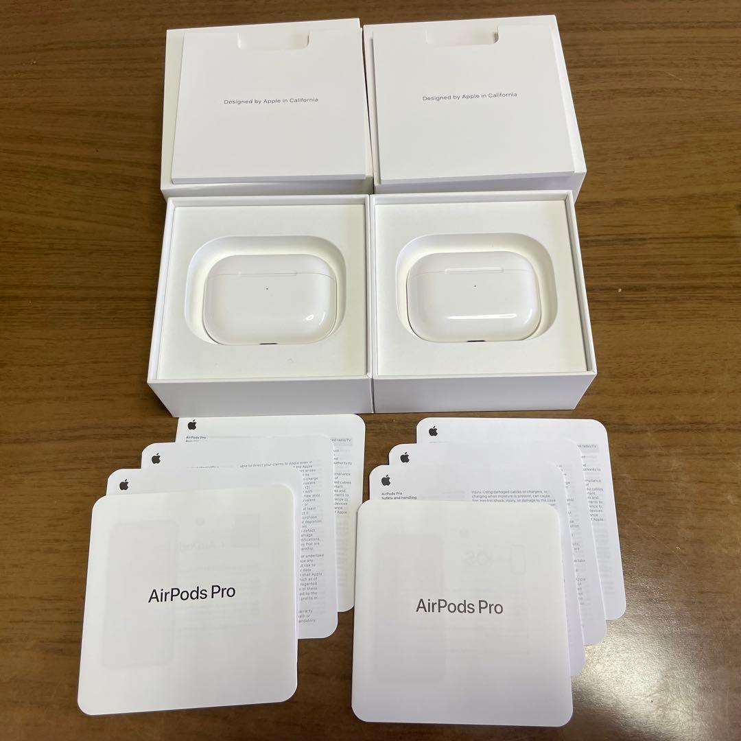 【ジャンク】Apple AirPods Pro 2台セット (MWP22J/A)