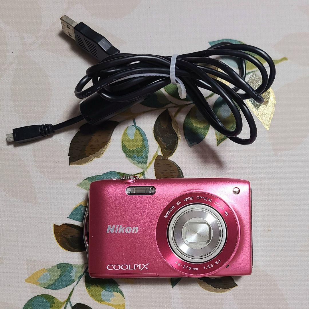 NikonニコンCOOLPIX S3300 ピンク