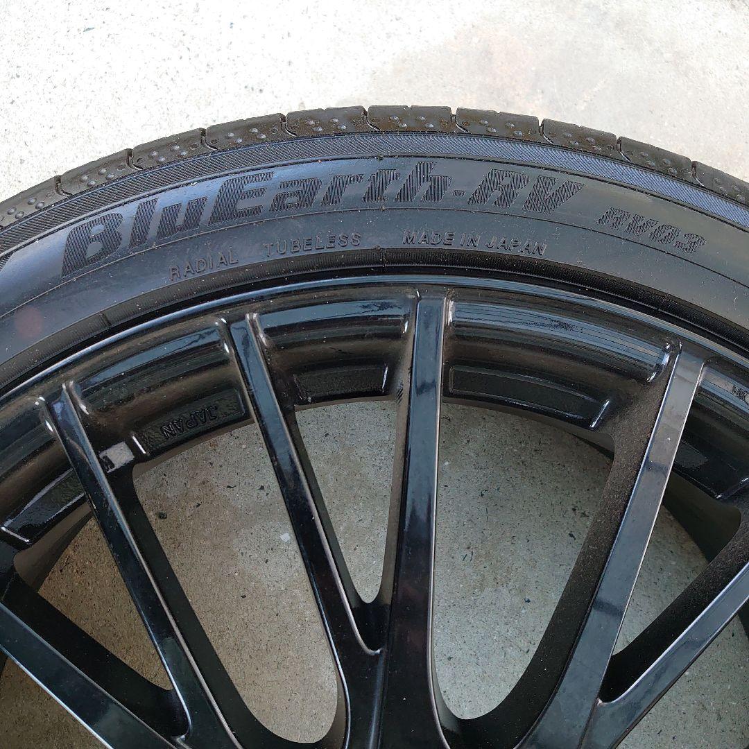 ヨコハマ 215/45R18 ノアヴォクシー ENKEI18ブラックホイール