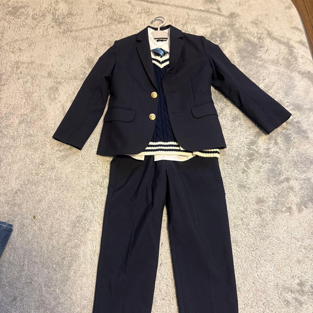 GREEN LABEL RELAXING スーツ 120 ネイビー