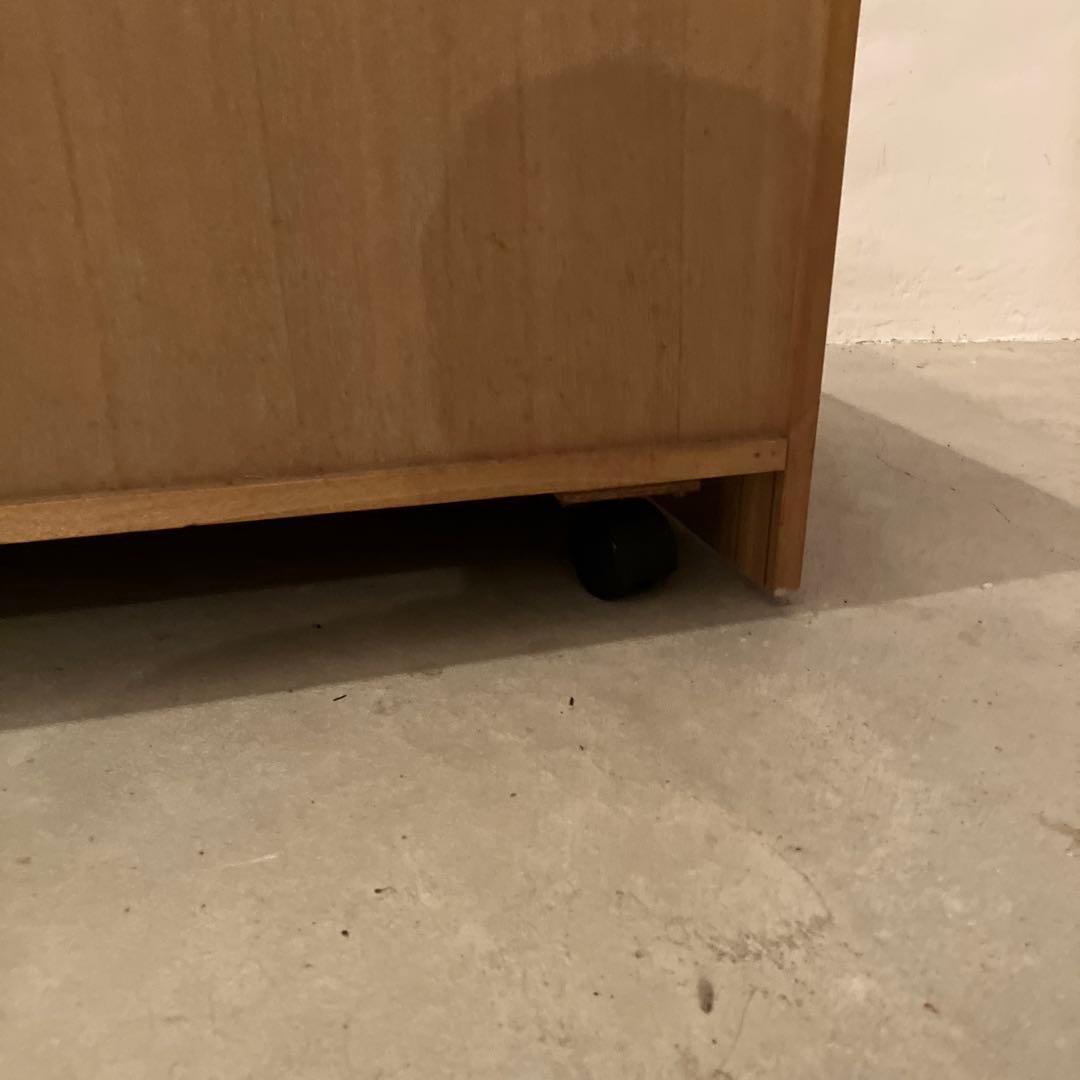 桐箪笥 桐ダンス 3段 衣装ダンス 着物 ヴィンテージ チェスト　キャスター付き