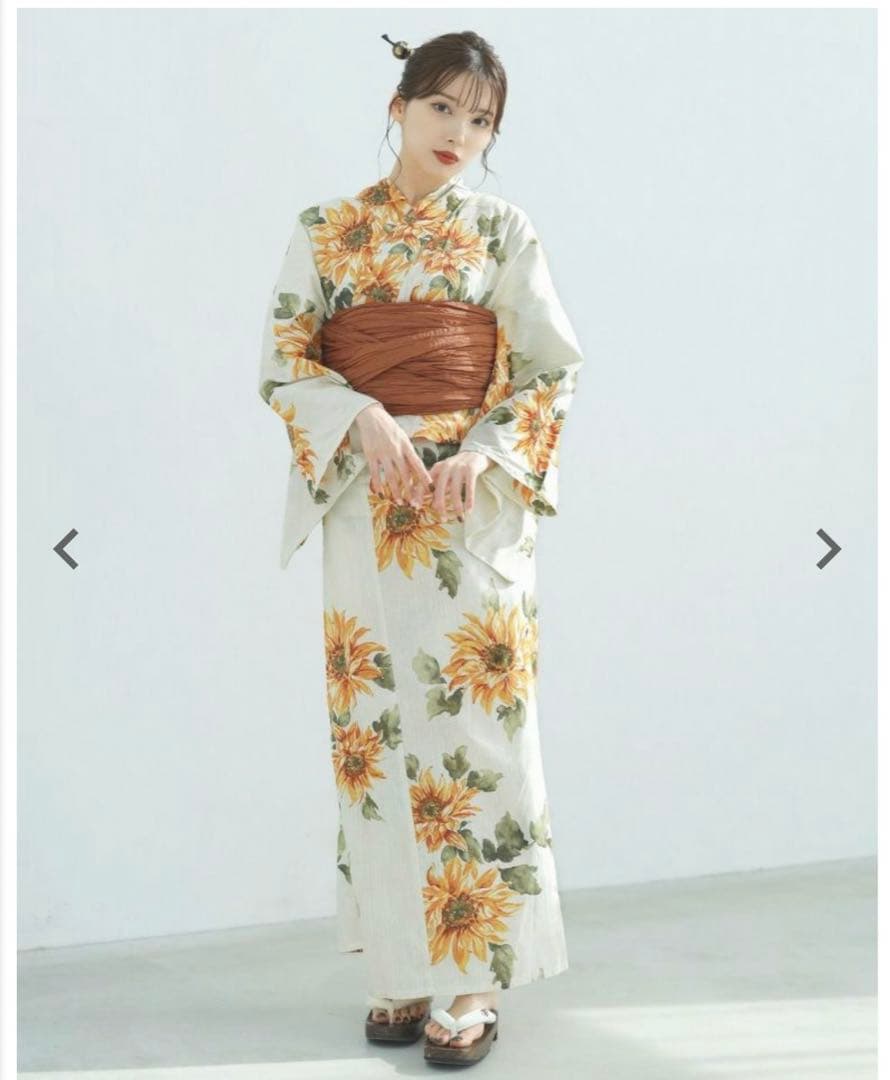 ひまわり　浴衣