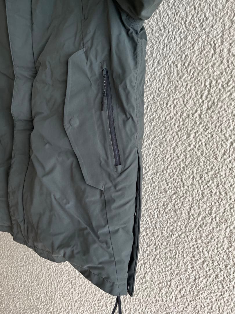 EKAL フード付きダウンコート　グレー　event