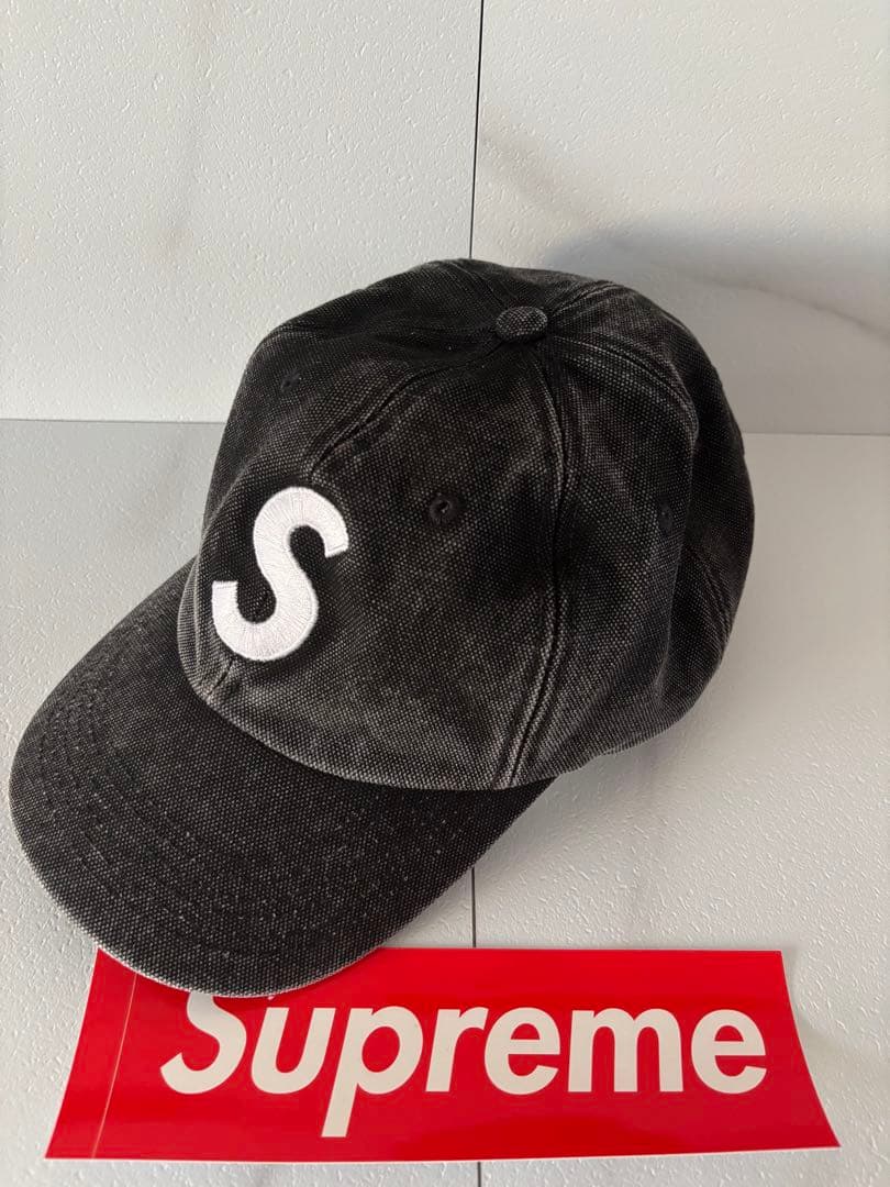 帽子 24 supreme Pigment Coated S Logo 6-Panel