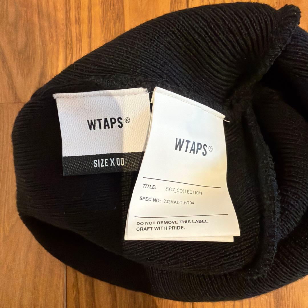 WTAPS ニット帽　ビーニー　ブラック