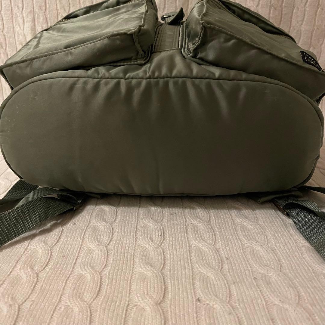 【極美品✨】ポーター タンカー 巾着 リュック バッグパック セージグリーン