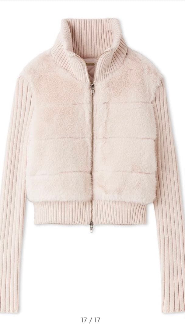 SNIDEL スナイデル　ファーニットブルゾン