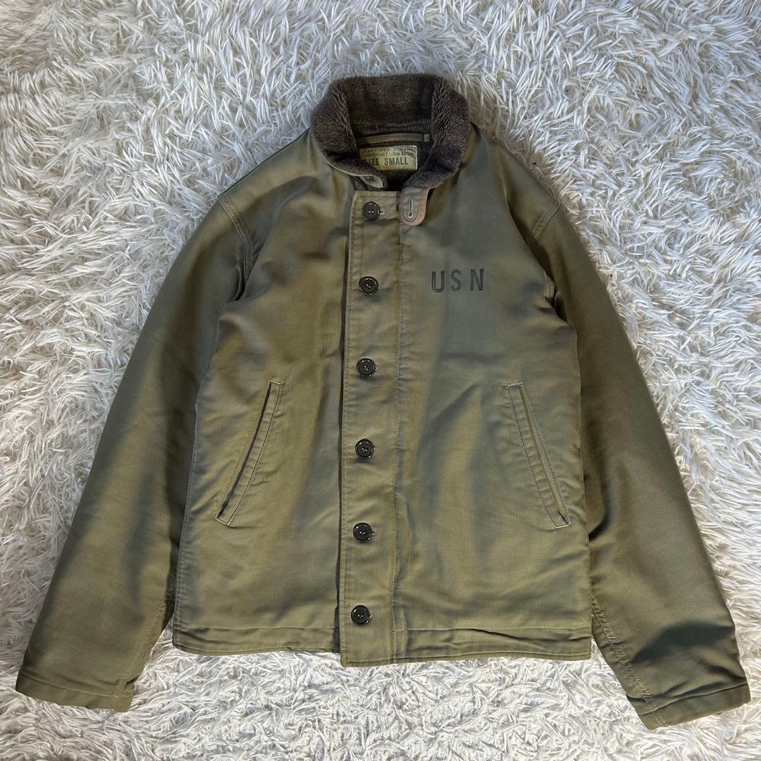 バズリクソンズ N-1 デッキジャケット S M13795 USN NAVY