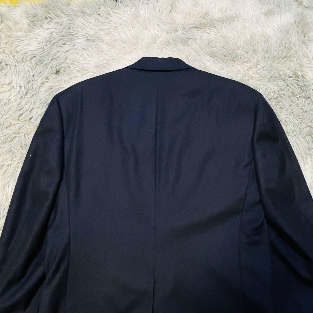 【極美品】 バーバリーズ ネイビー L セットアップ ジャケパン ゴールドボタン