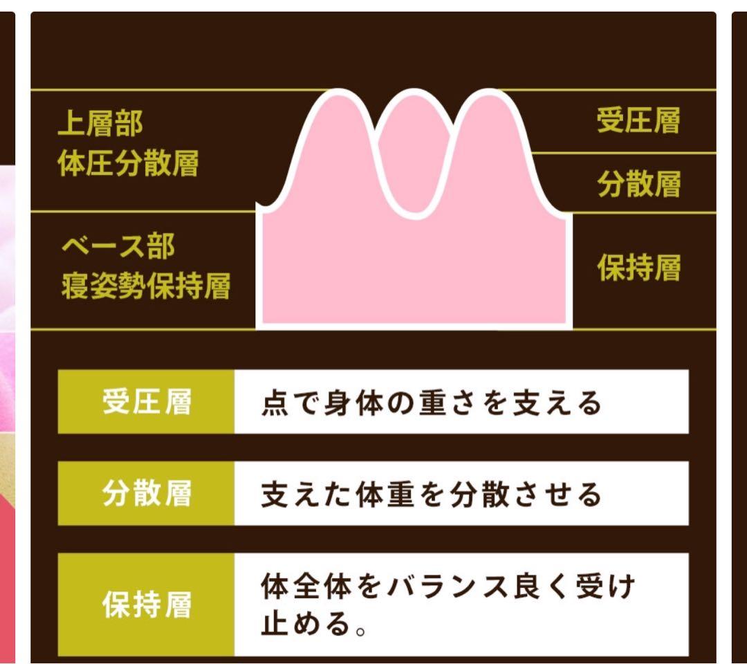 西川ムアツ布団200N 点で支える健康敷きふとん