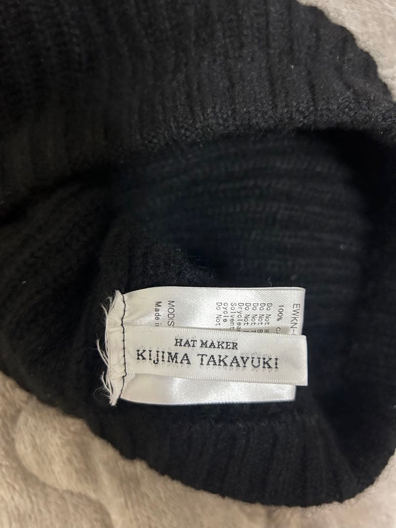 KIJIMA TAKAYUKI CASHMERE KNITBERET ベレー帽