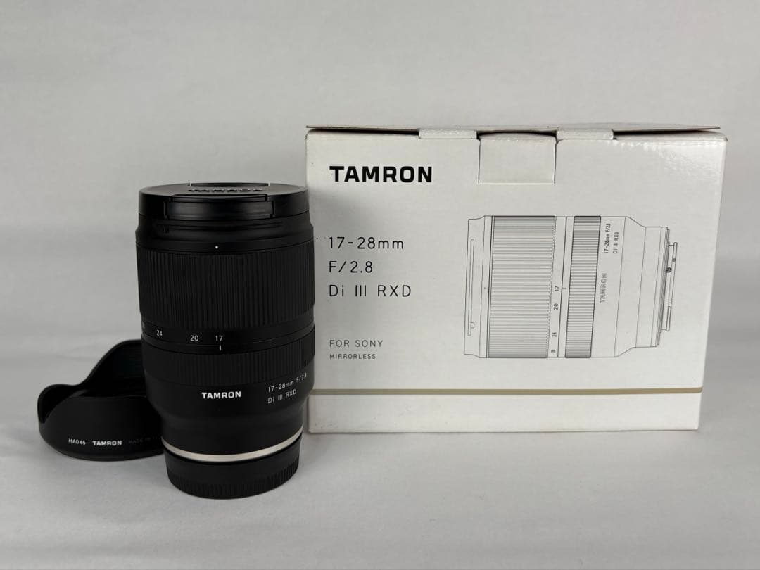 tamron17-28mm F2.8 Di III RXD Eマウントレンズ