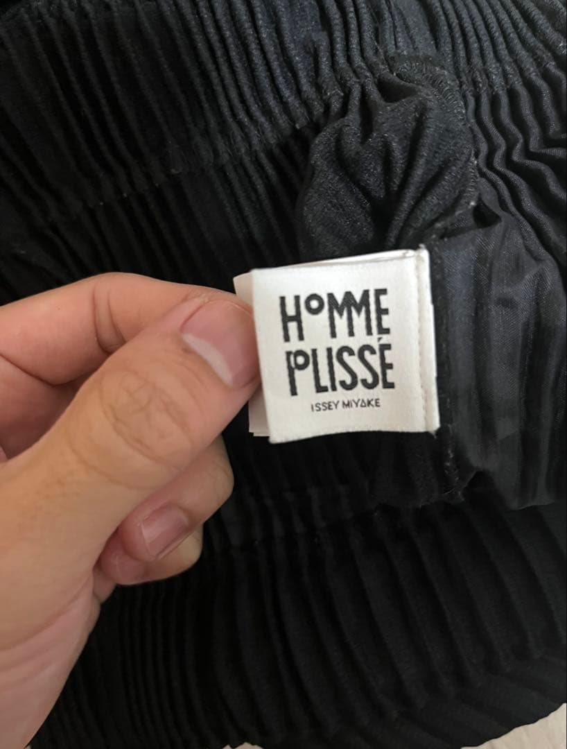イッセイミヤケ　オムプリッセ　センタープレススラックスHP31-JF126-15