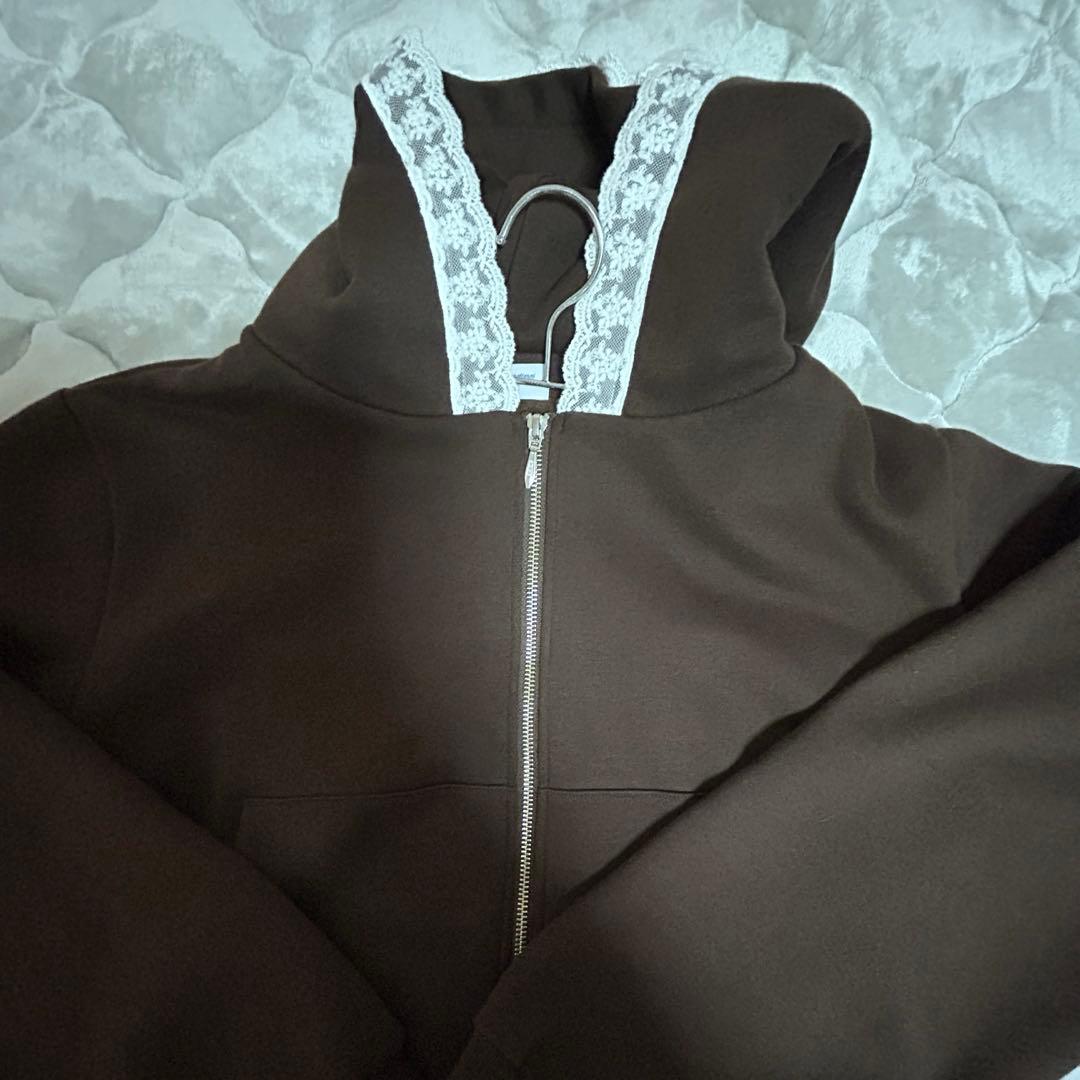 smyeon compactrace ziphoodie ブラウン