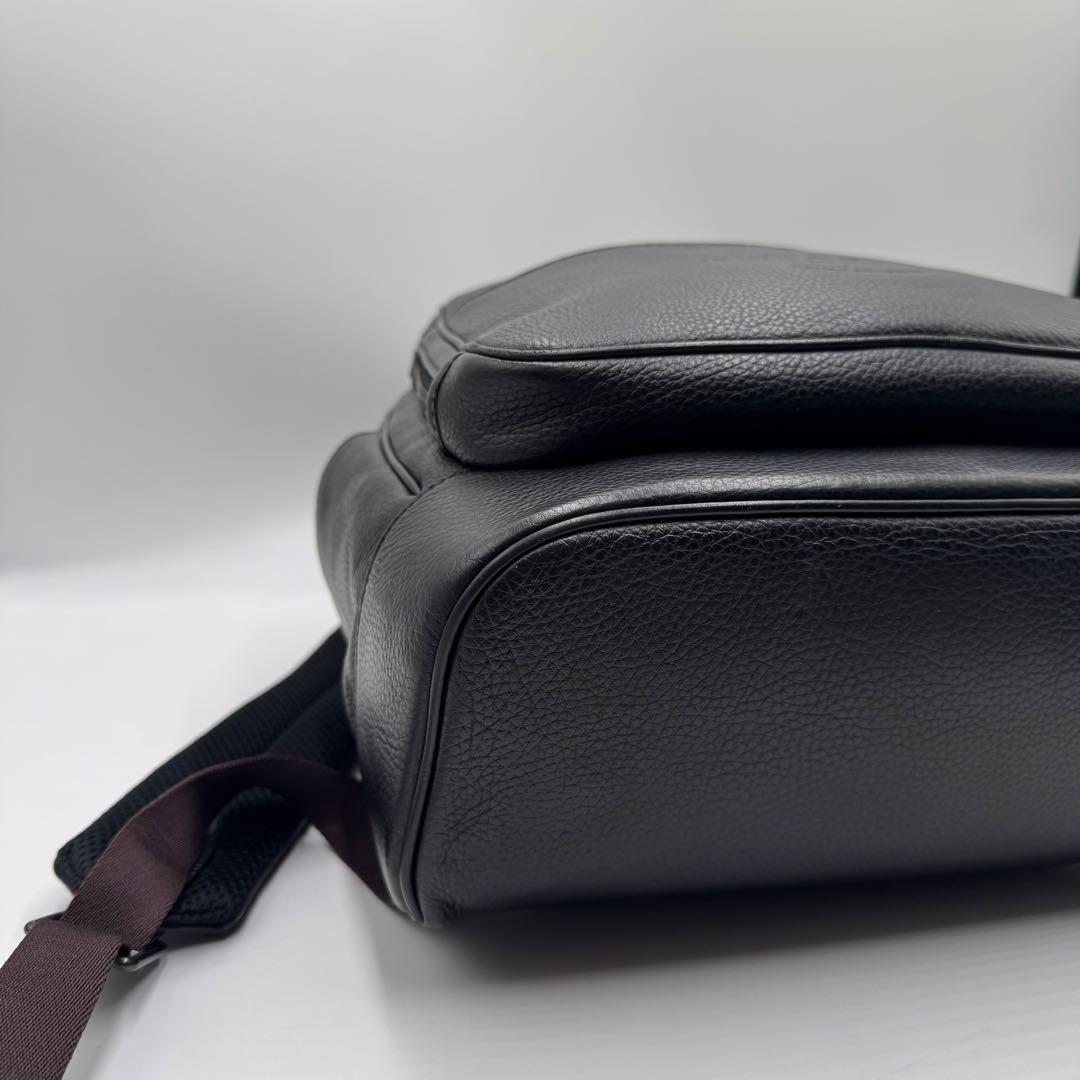 極美品✨ コーチ リュック トンプソン 2室 ビジネス A4 レザー ブラック