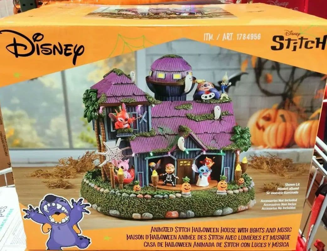 【新品未開封】コストコ スティッチ ハロウィン　ハウス