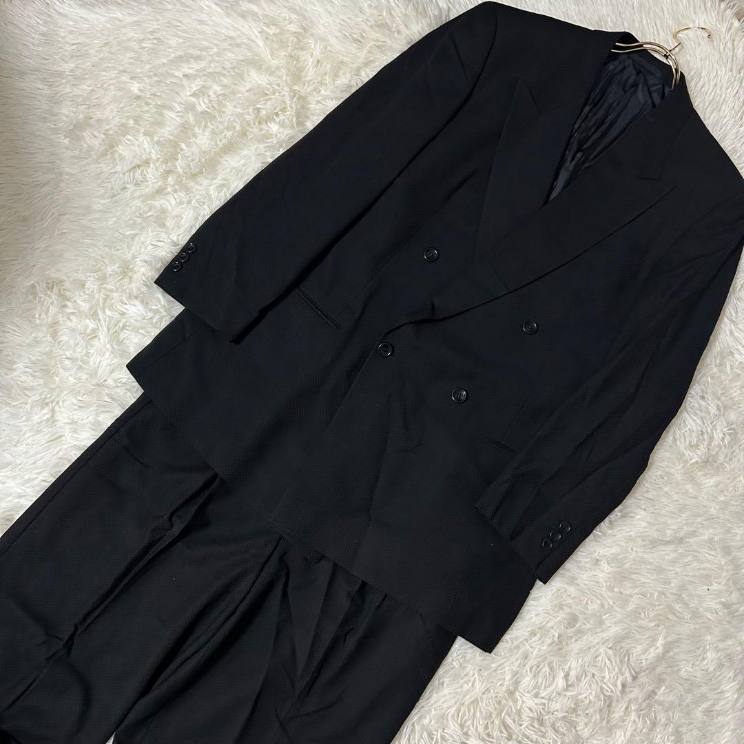 ARMANI ビジネススーツセットアップ パンツ ブラック 54/R