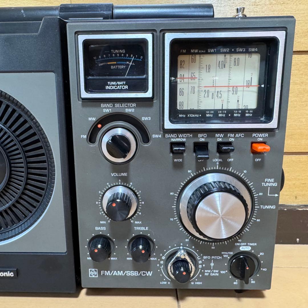 ナショナル6バンドBCLラジオ　クーガ118D　RF-1188【美品 ジャンク】