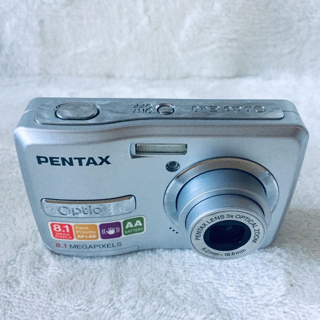 美品 PENTAX Optio E40 オールドコンデジ オールドデジカメ