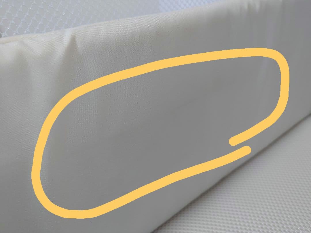 COCONEL Air AB ベビーベッド ホワイトグレー