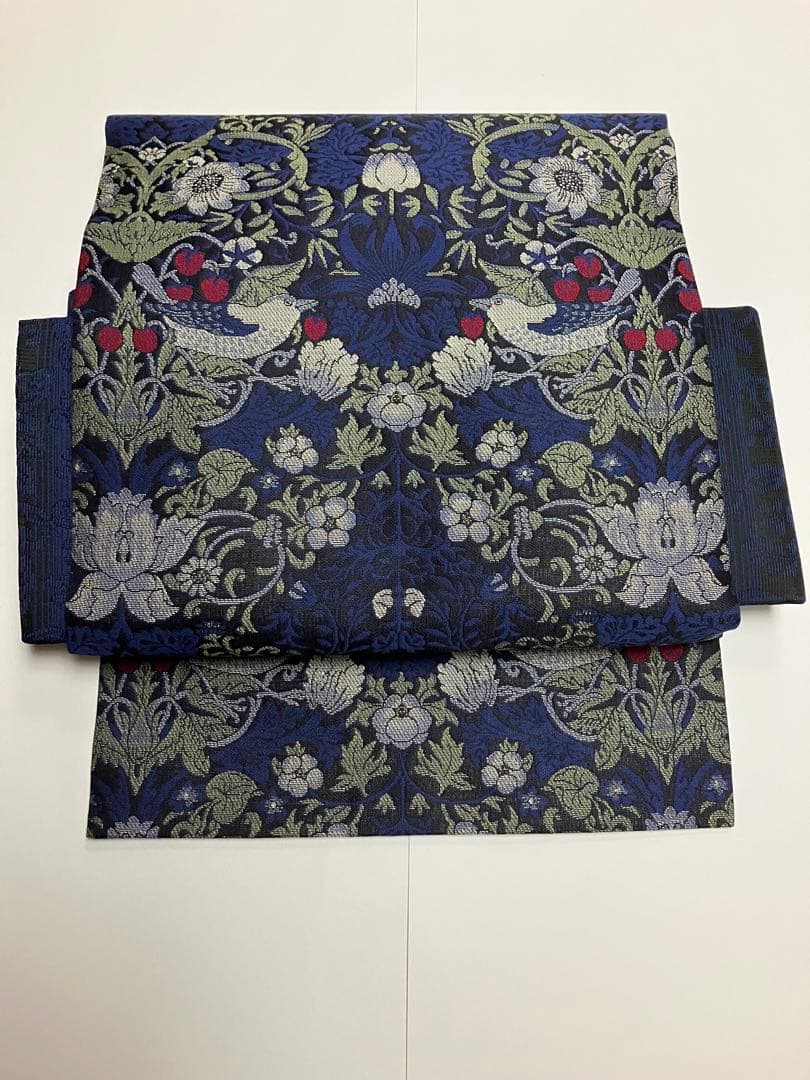 専用です　お仕立て上がり名古屋帯　新品未使用品　正絹　西陣織　No.348