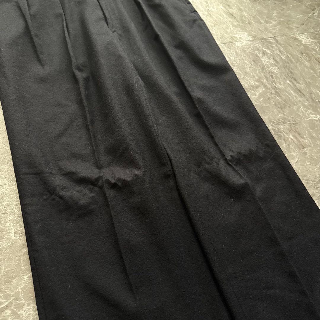 Polo by Ralph Lauren ウールスラックス　ツータック　ネイビー