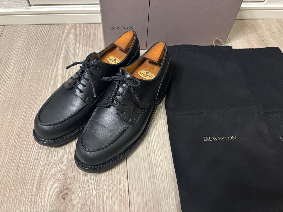 J.M. WESTON 641 GOLF 6C ロシアンカーフ ブラック