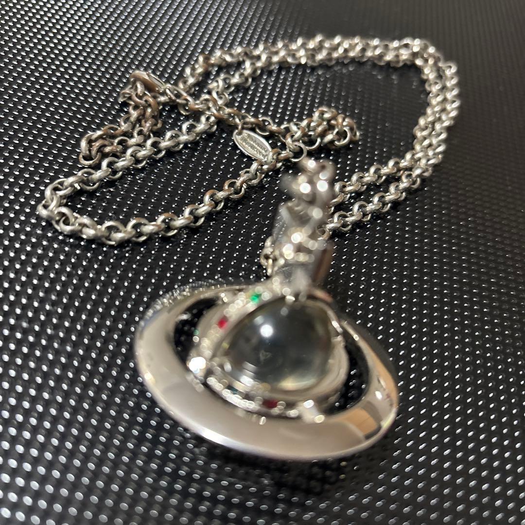 惑星デザイン ネックレス シルバー色