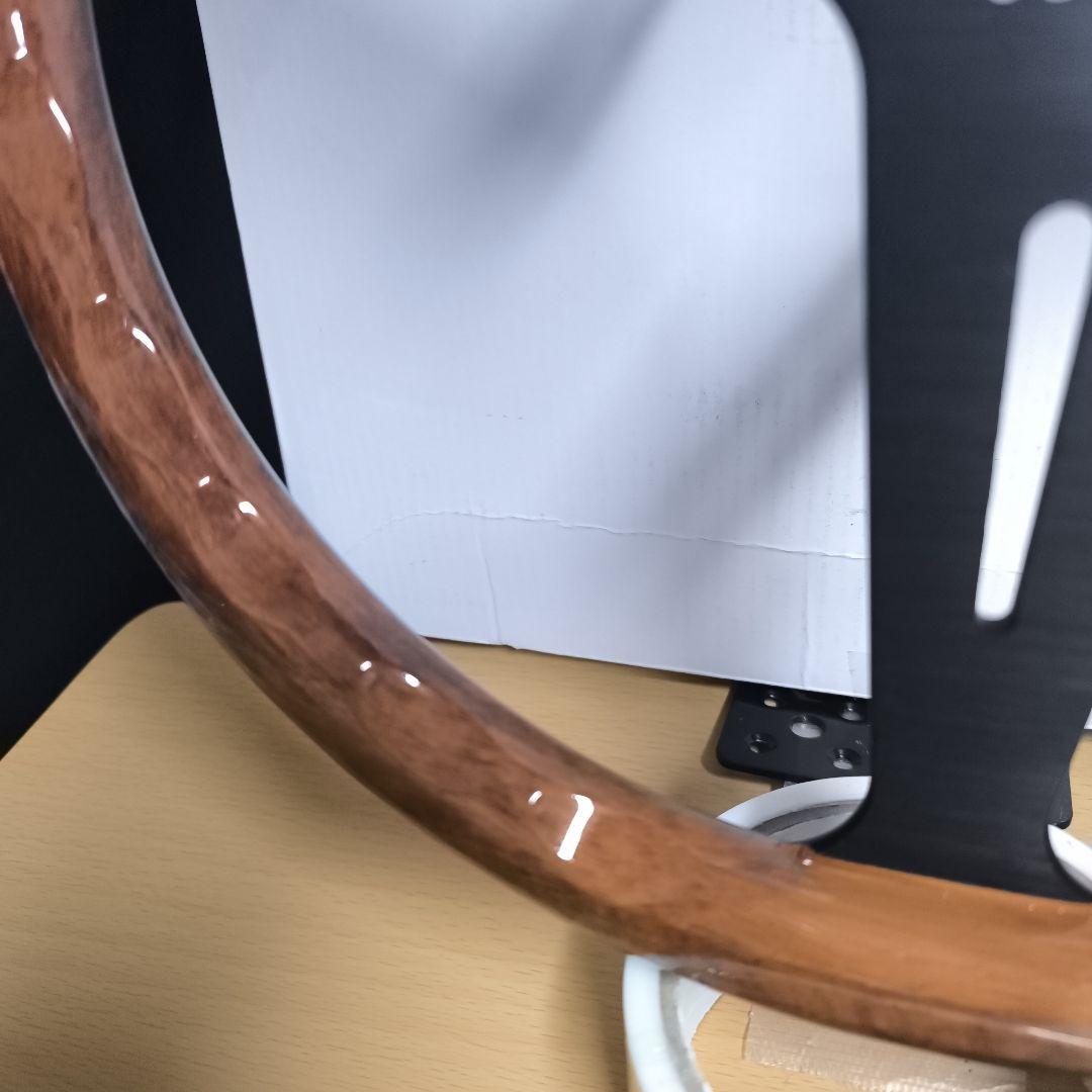 NARDI ナルディタイプ 　クラシック　ウッド&ブラックスポーク350mm