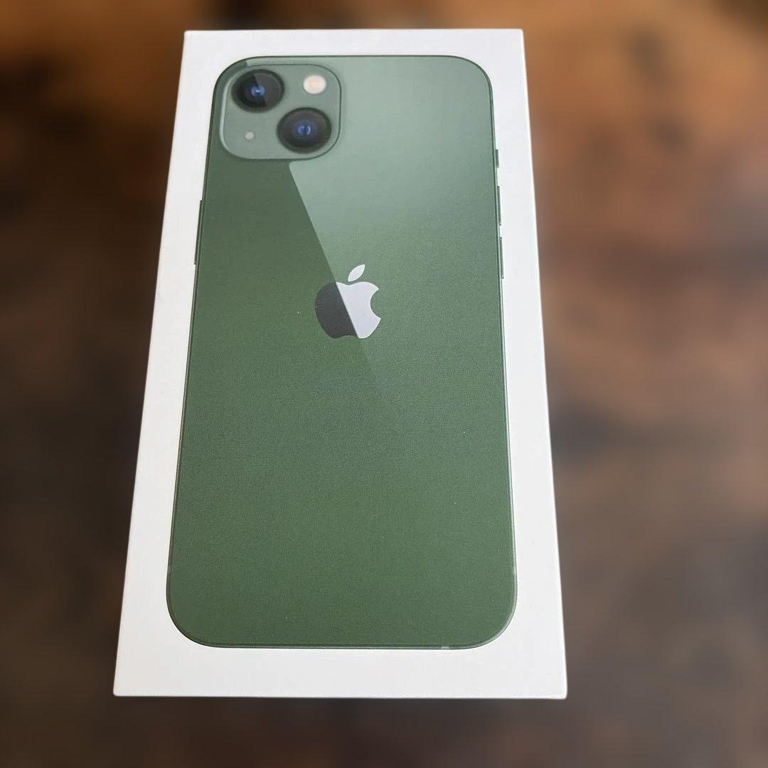iPhone 13 グリーン 本体 128GB SIMフリー 【外箱付き】
