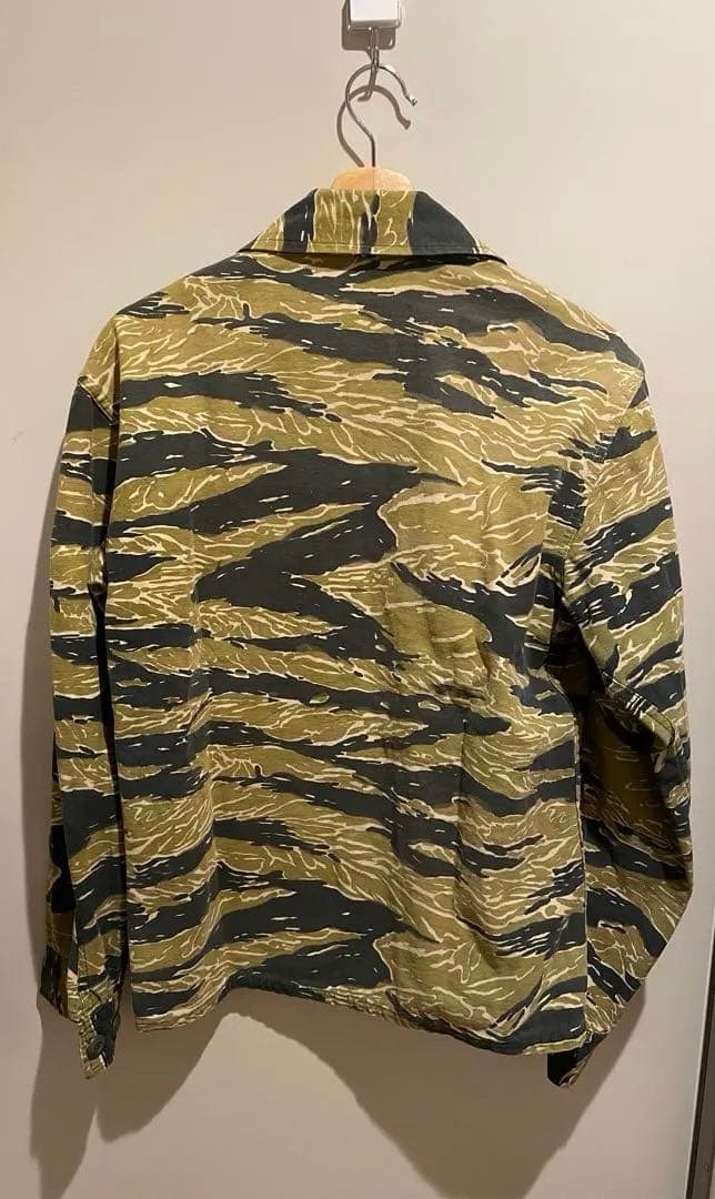 60's タイガーカモ 2ポケット シャツジャケット