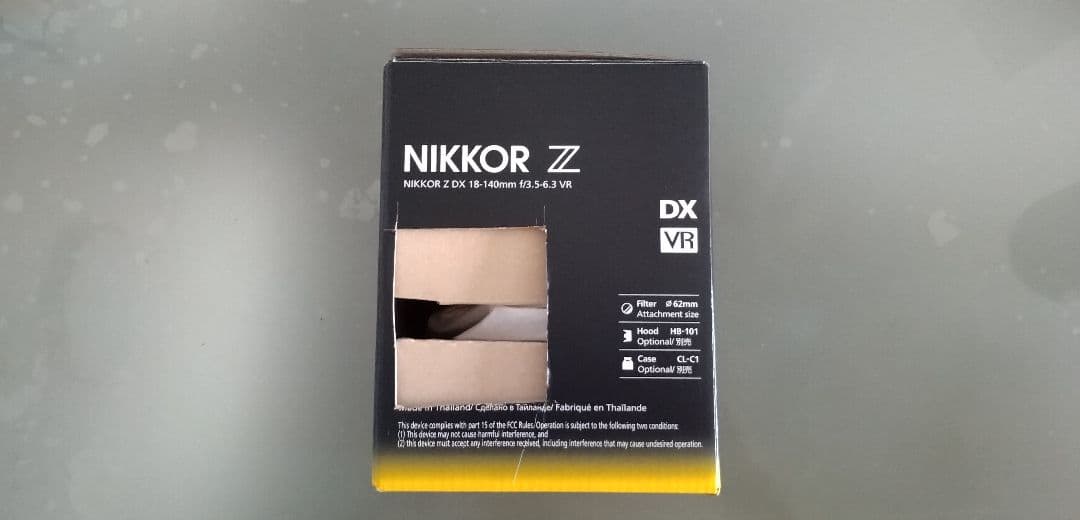 【極上品】　NIKKOR Z DX 18-140mm f/3.5-6.3 VR