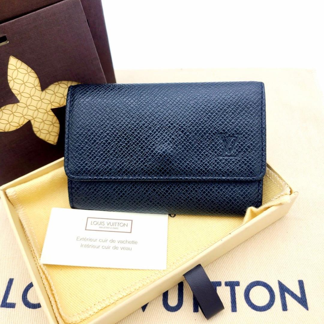 美品 ルイヴィトン タイガ キーケース ミュルティクレ6 M30500