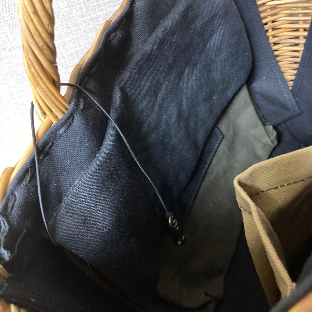 [最終値下げ][極美品] エバゴス かごバッグ　完売品　ラビットファーかぶせ