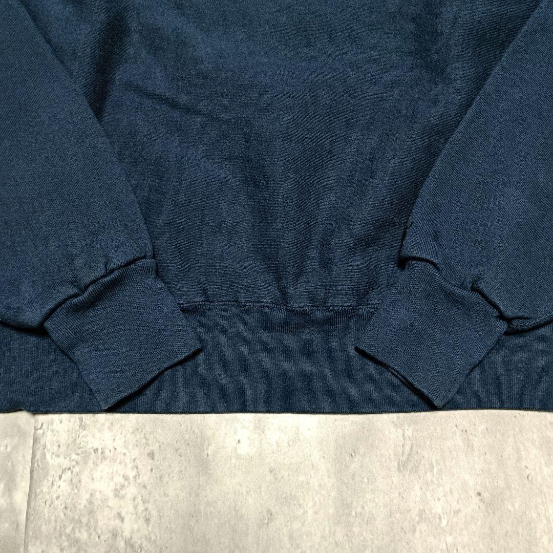 90s USA製 The black dog ネイビー スウェットアニマル XL