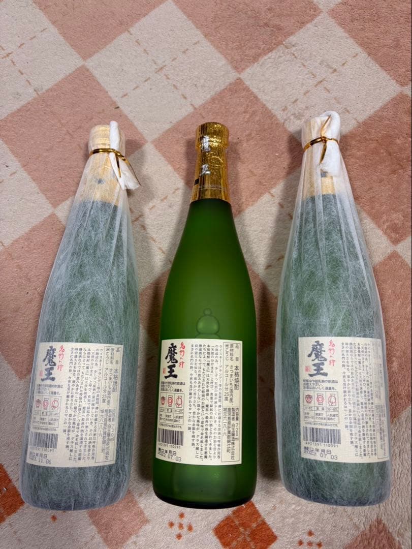 魔王　720ml × 3本未開封