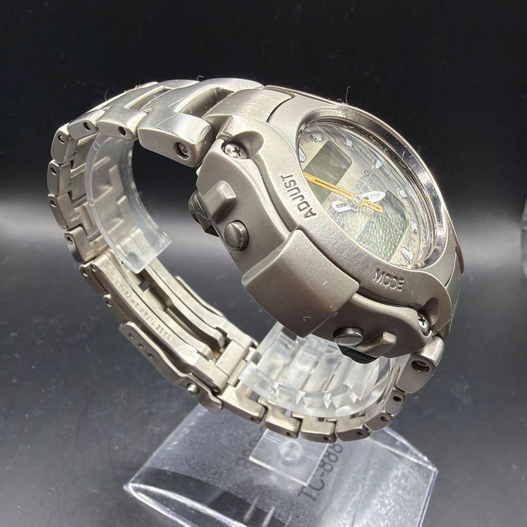 美品✨G-SHOCK MRG-130T 初代アナログ フルチタン 稼働品 電池切