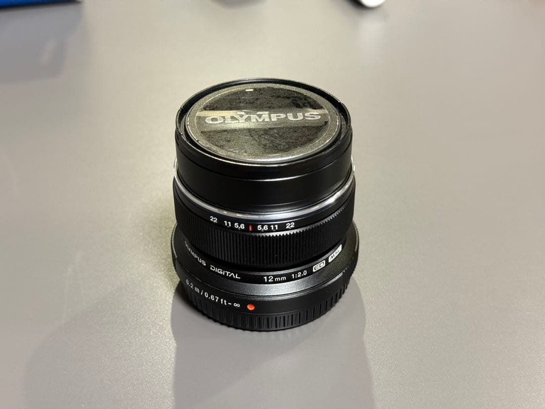 【超美品】 OLYMPUS 広角単焦点レンズ12mm F2.0 ＋レンズフード
