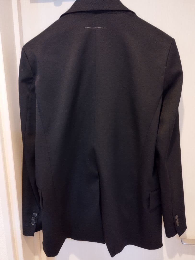 ほぼ新品 MM6 レイヤードデザイン デニム テーラード ジャケットsize50