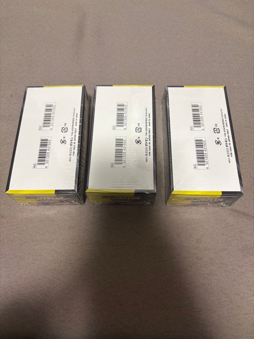 ポケモンカードゲーム　MEGAドリームex 3box シュリンク付き