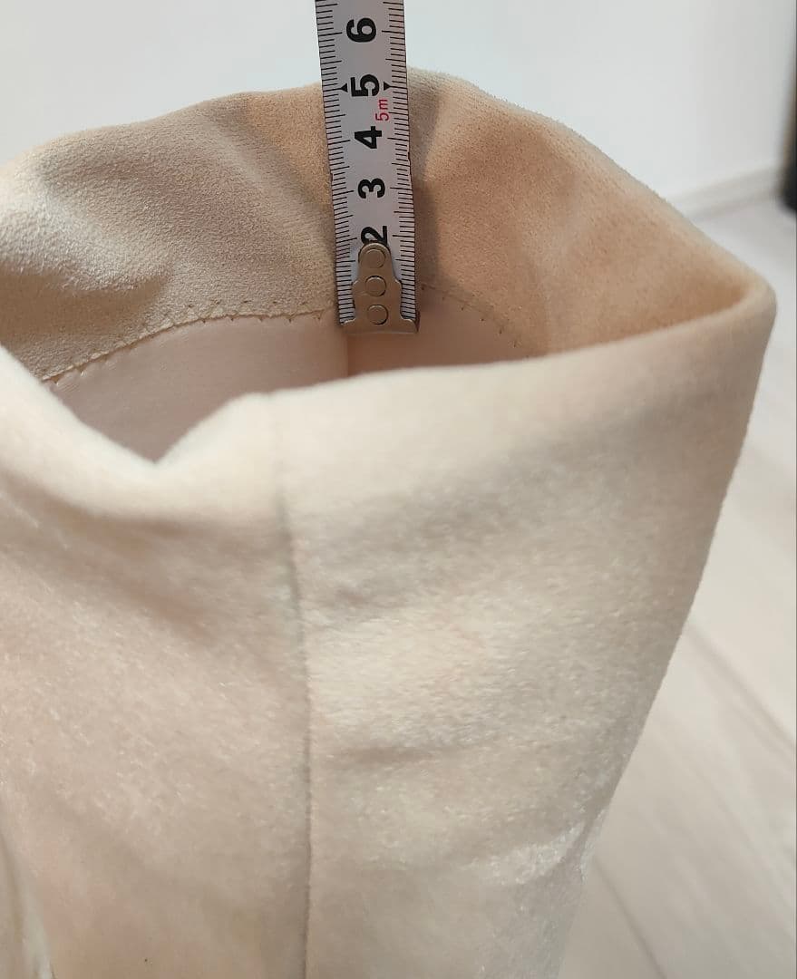 新品未使用　ルーズフレアカバーフィットブーツ　フレアブーツ　ルーズブーツ　厚底